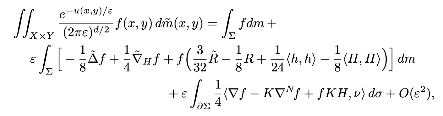 Geometric formula